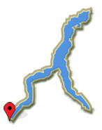 Mappa lago di Como (Como)