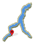 Mappa lago di Como (Faggeto Lario)
