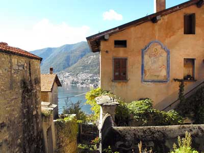 Frazione di Canzaga a Pognana Lario
