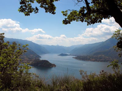 Sentiero del Viandante - 2ª Tappa Alta | Panorama del centro Lago di Como