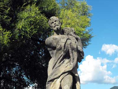 Il parco di Villa Olmo a Como