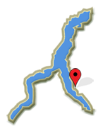 Mappa lago di Como (Mandello del Lario)